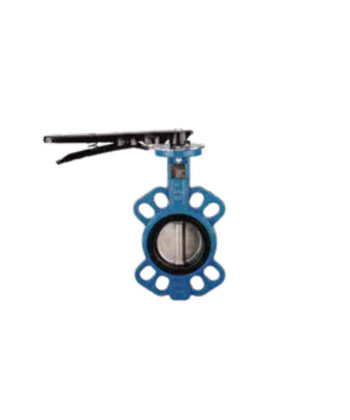 Handle to clamp type cast steel butterfly valve